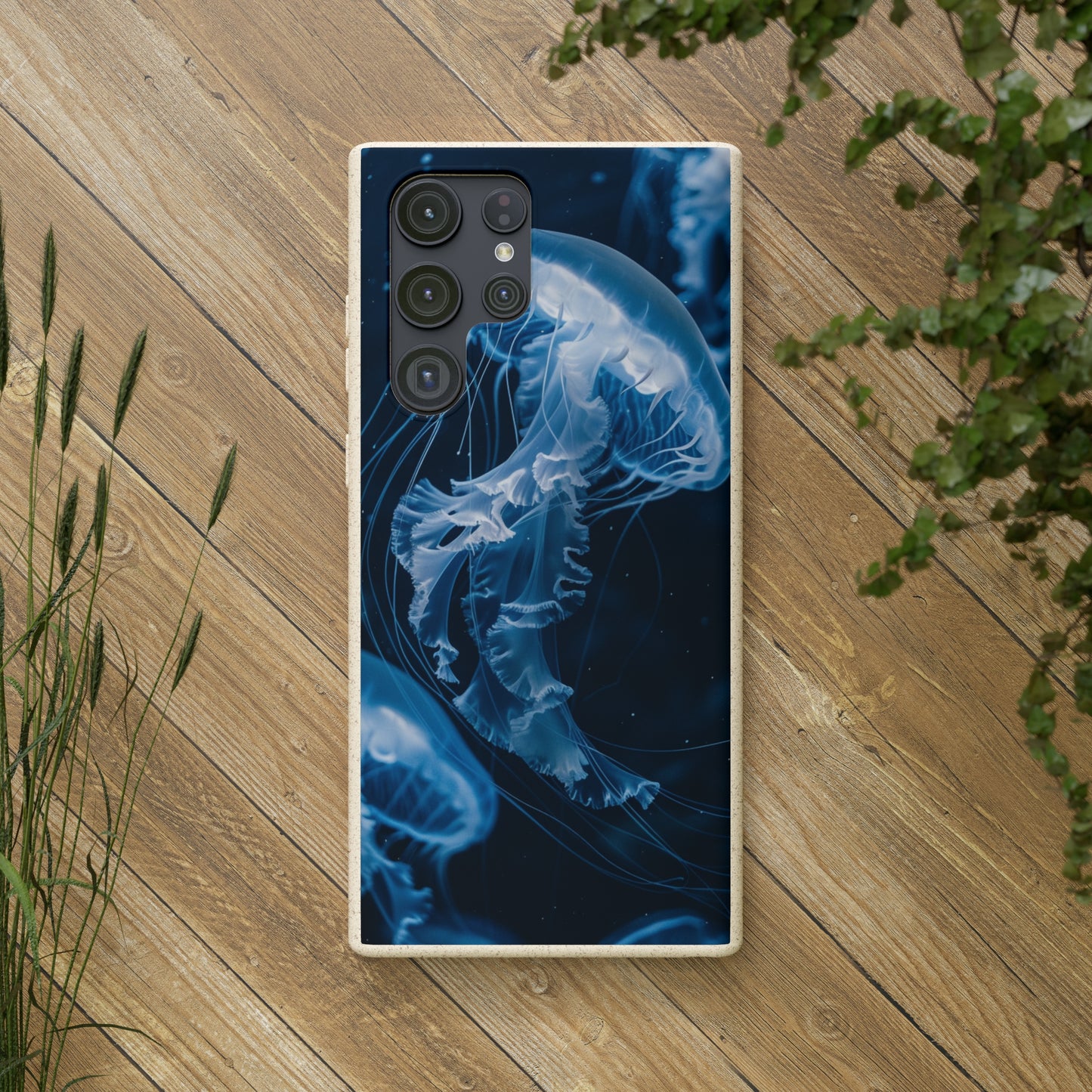 Deep Ocean Jellyfish Biodegradable Phone Case | iPhone / Samsung