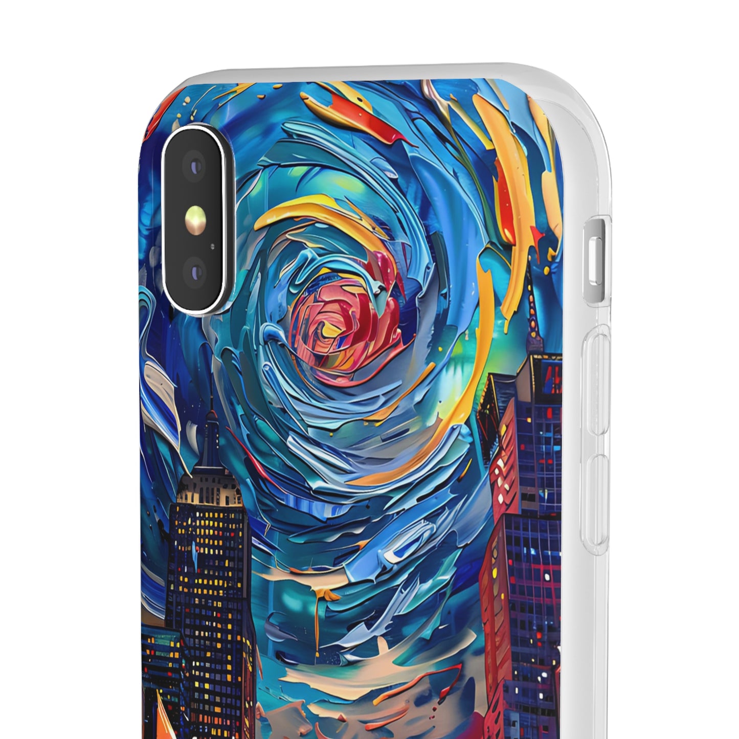 Van Gogh inspired City scene | iPhone/Samsung | Slimline Phone Case