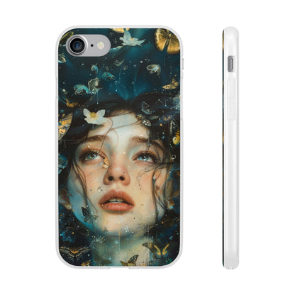 Girl under water contemporary style | iPhone/Samsung | Slimline Phone Case