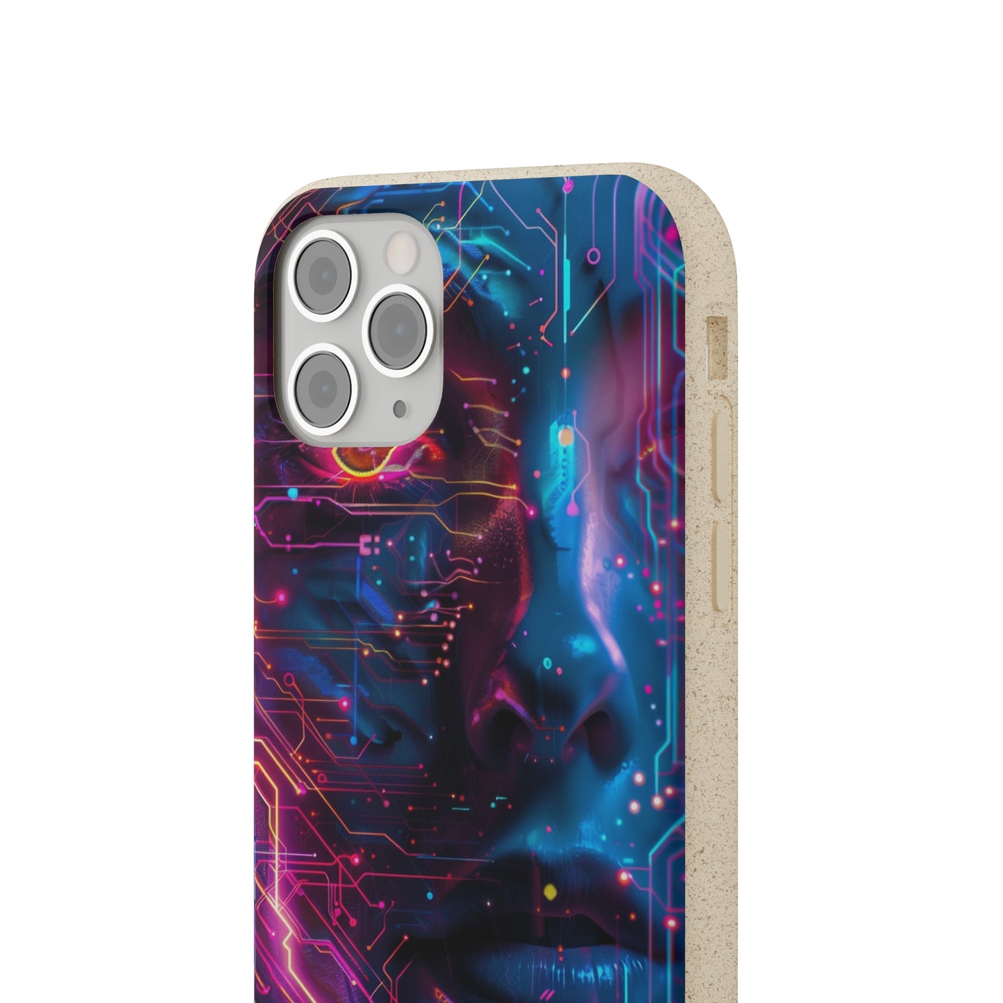 Cyberpunk woman Biodegradable Phone Case | iPhone / Samsung