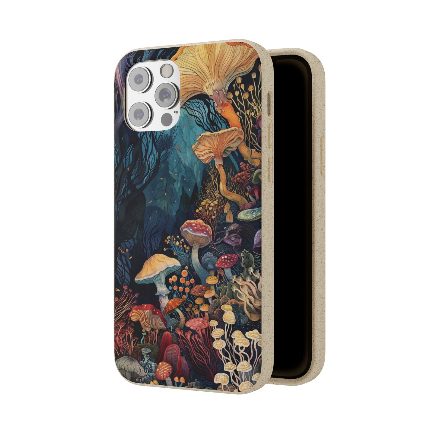 Mushroom Forest Biodegradable Phone Case | iPhone / Samsung