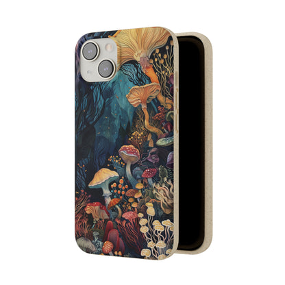 Mushroom Forest Biodegradable Phone Case | iPhone / Samsung