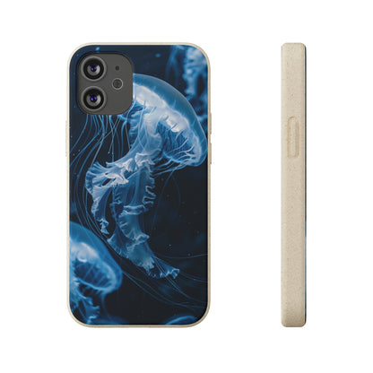 Deep Ocean Jellyfish Biodegradable Phone Case | iPhone / Samsung