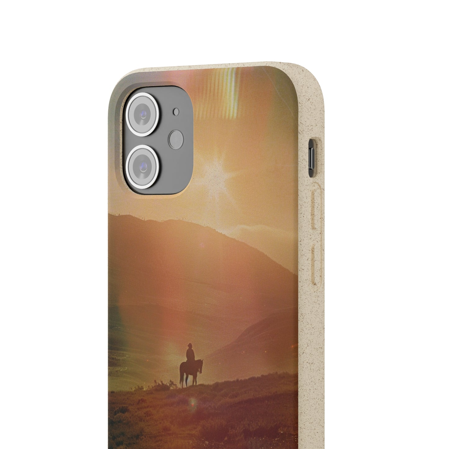 Horse rider cinematic Biodegradable Phone Case | iPhone / Samsung