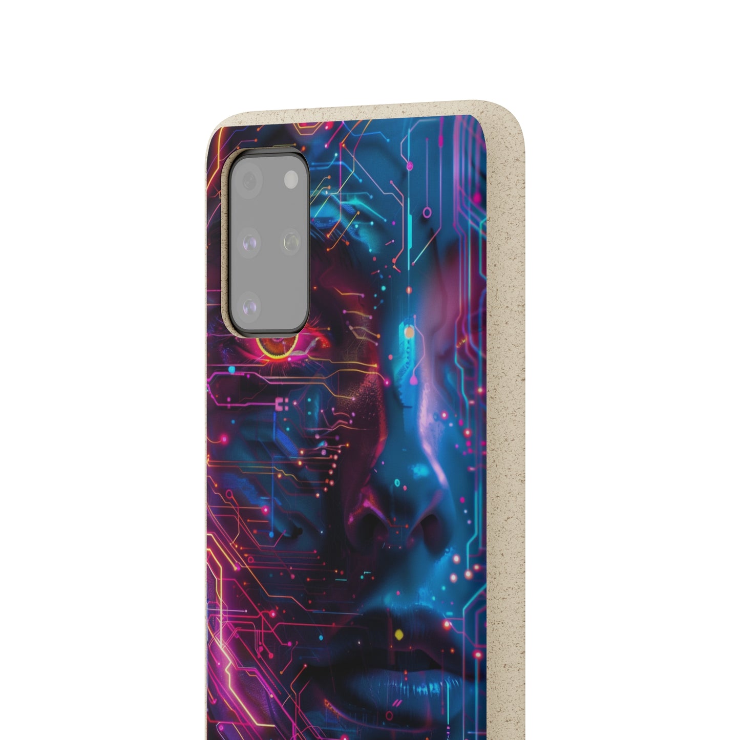 Cyberpunk woman Biodegradable Phone Case | iPhone / Samsung