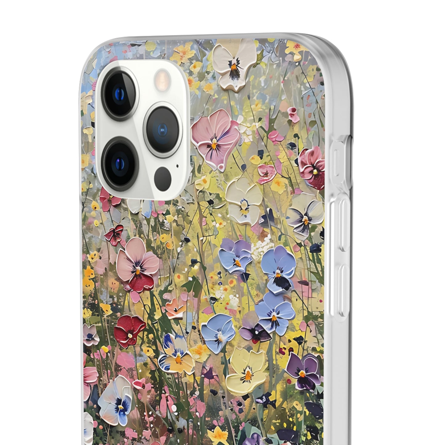 Damien Hirst Inspired Oil on Canvas Flowers | iPhone/Samsung | Slimline Phone Case