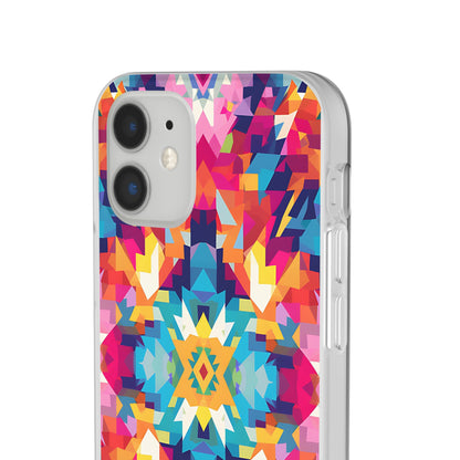 Maya Hayuk  inspired bold, colourful  pattern Phone Case