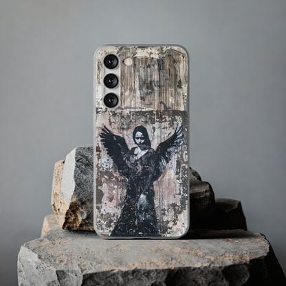 Vhils inspired Gothic Dark Angel Phone Case