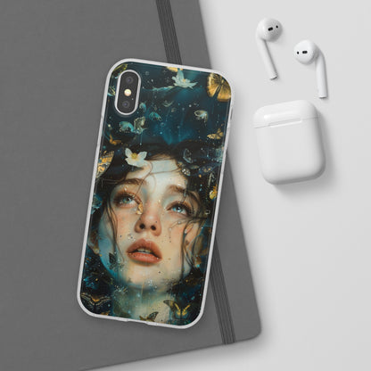 Girl under water contemporary style | iPhone/Samsung | Slimline Phone Case