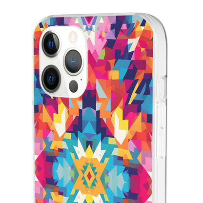 Maya Hayuk  inspired bold, colourful  pattern Phone Case