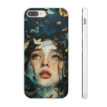 Girl under water contemporary style | iPhone/Samsung | Slimline Phone Case