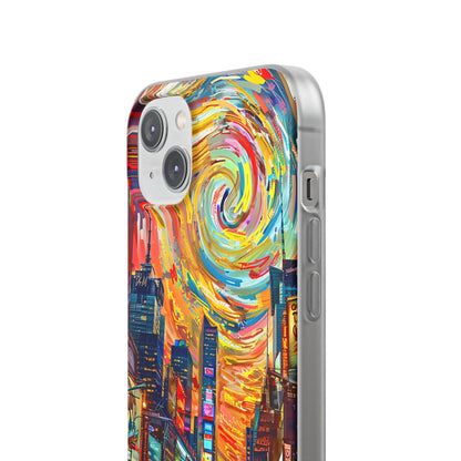 Van Gogh inspired City scene | iPhone/Samsung | Slimline Phone Case