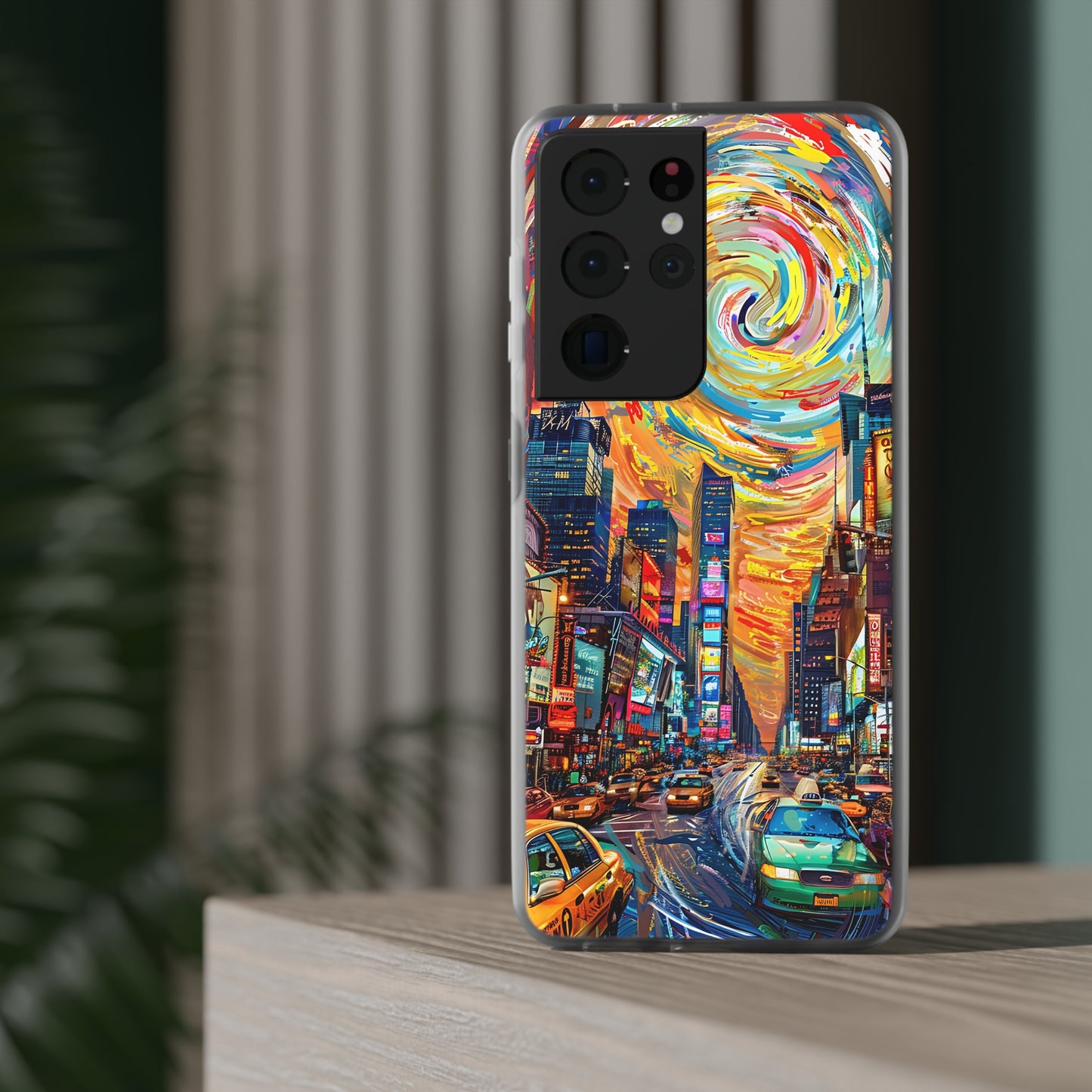 Van Gogh inspired City scene | iPhone/Samsung | Slimline Phone Case