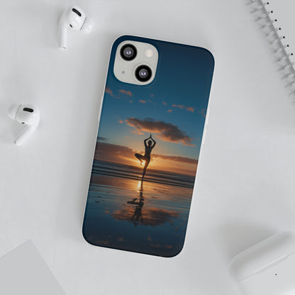 Yoga on the beach Phone Case | iPhone / Samsung