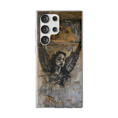 Vhils inspired Gothic Woman Phone Case