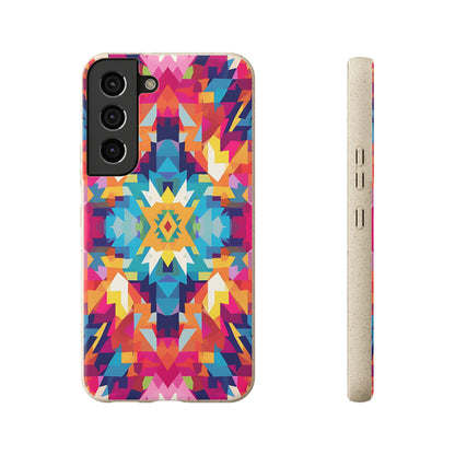 Bold, colourful pattern Biodegradable Phone Case | iPhone / Samsung