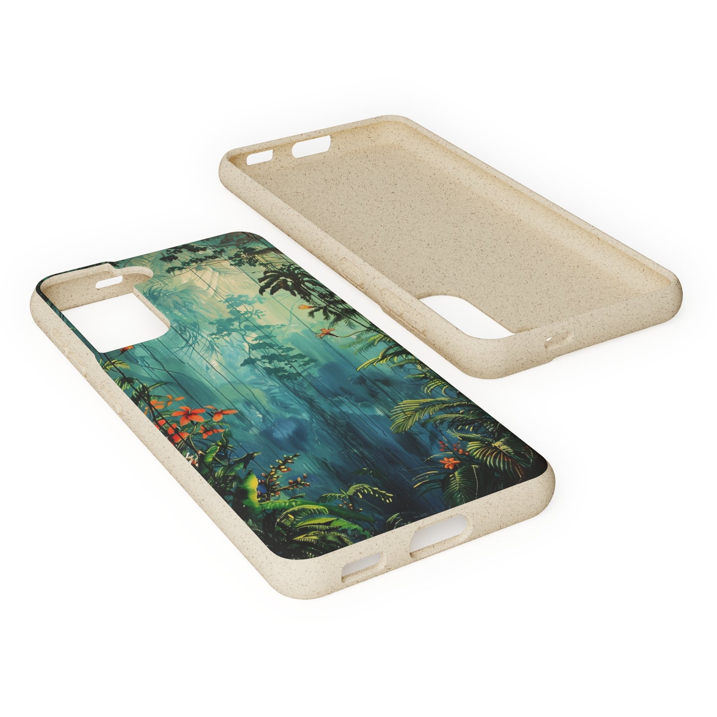 Rain Forest Clearing Scene Biodegradable Phone Case | iPhone / Samsung