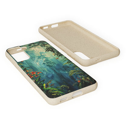 Rain Forest Clearing Scene Biodegradable Phone Case | iPhone / Samsung