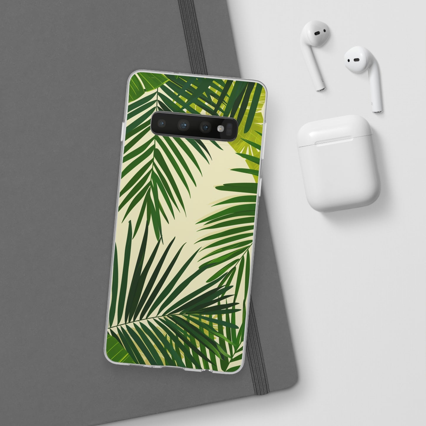 Green Leaves Pattern Phone Case | iPhone / Samsung