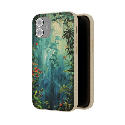 Rain Forest Clearing Scene Biodegradable Phone Case | iPhone / Samsung