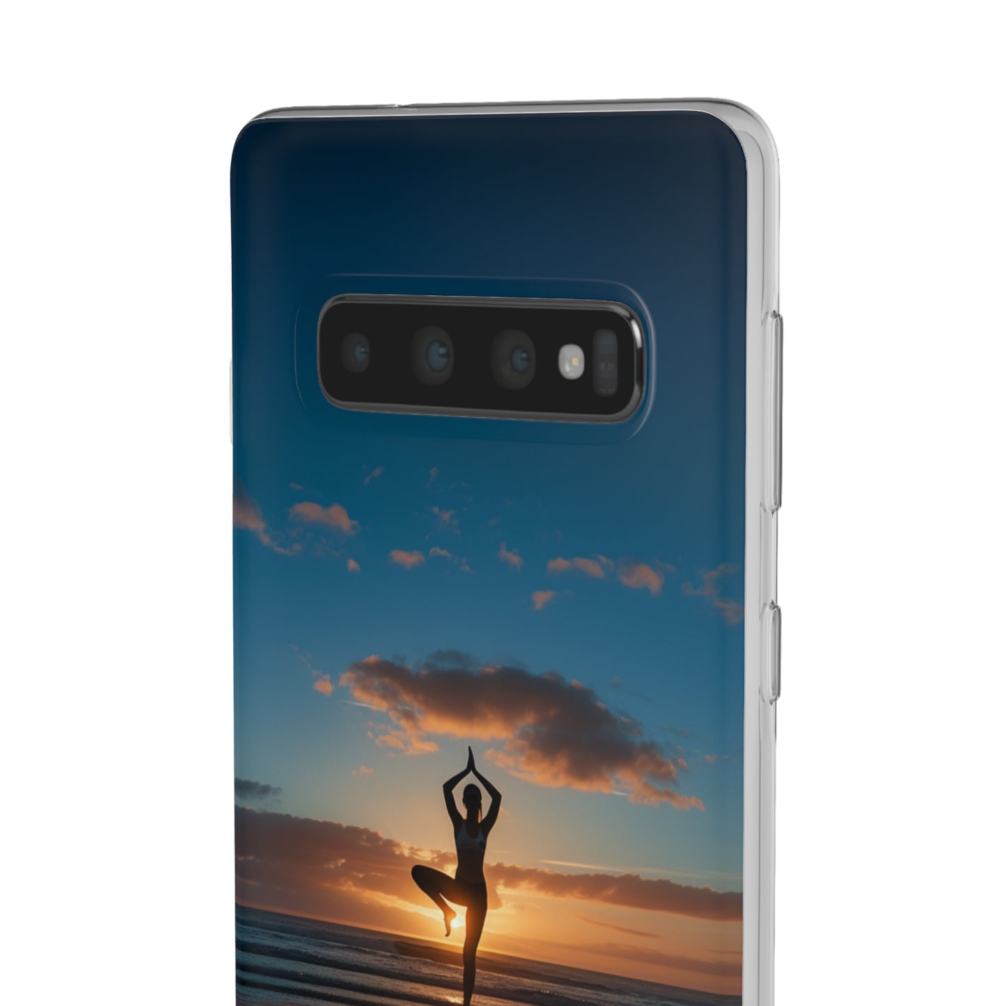 Yoga on the beach Phone Case | iPhone / Samsung