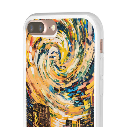 Van Gogh inspired City scene | iPhone/Samsung | Slimline Phone Case