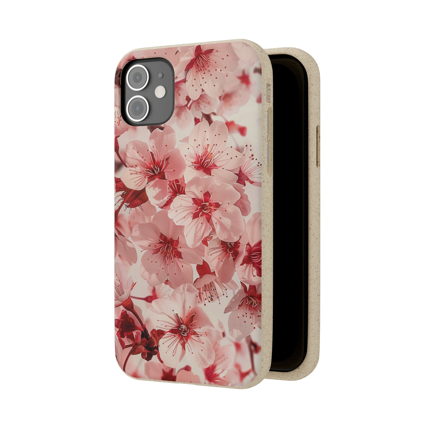 Pink Flowers Biodegradable Phone Case | iPhone / Samsung