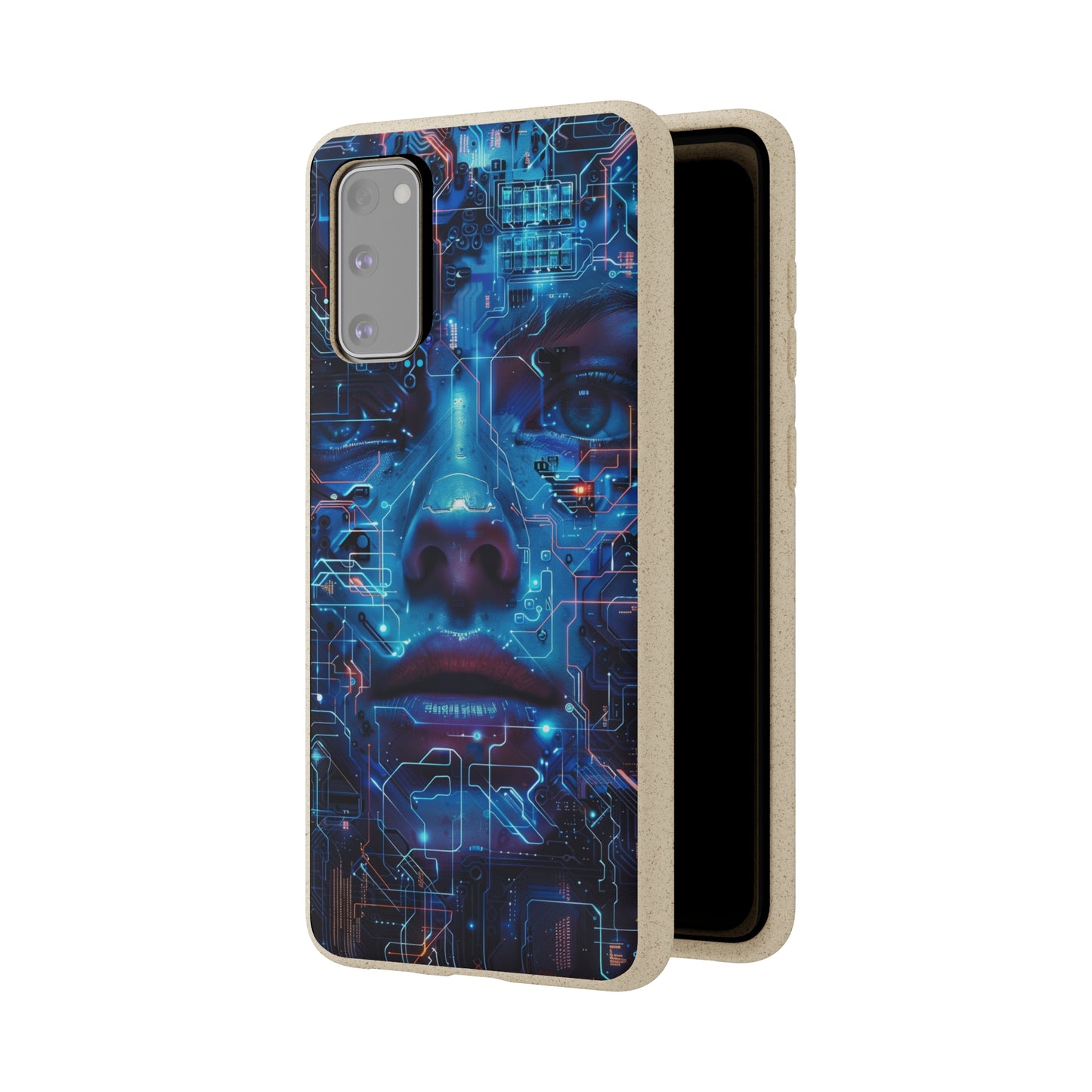 Cyberpunk woman Biodegradable Phone Case | iPhone / Samsung