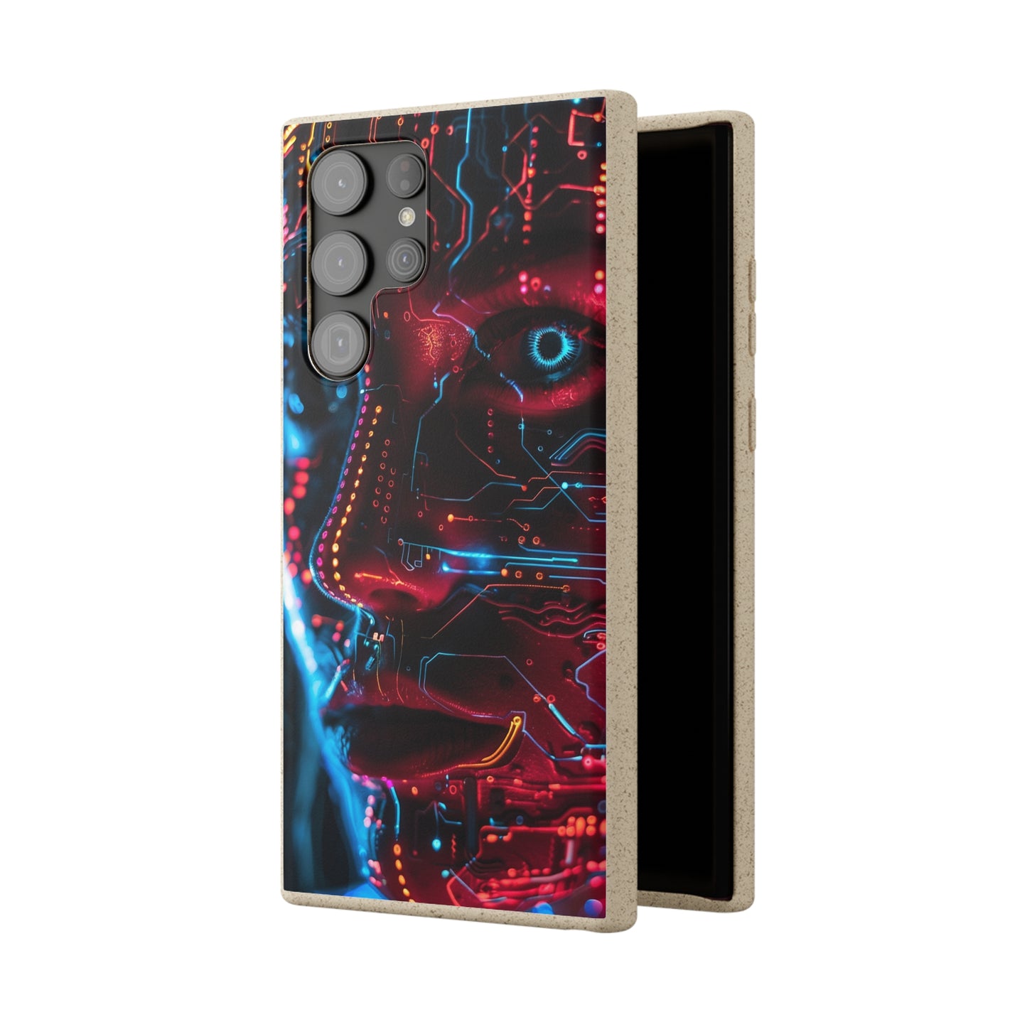 Cyberpunk woman Biodegradable Phone Case | iPhone / Samsung