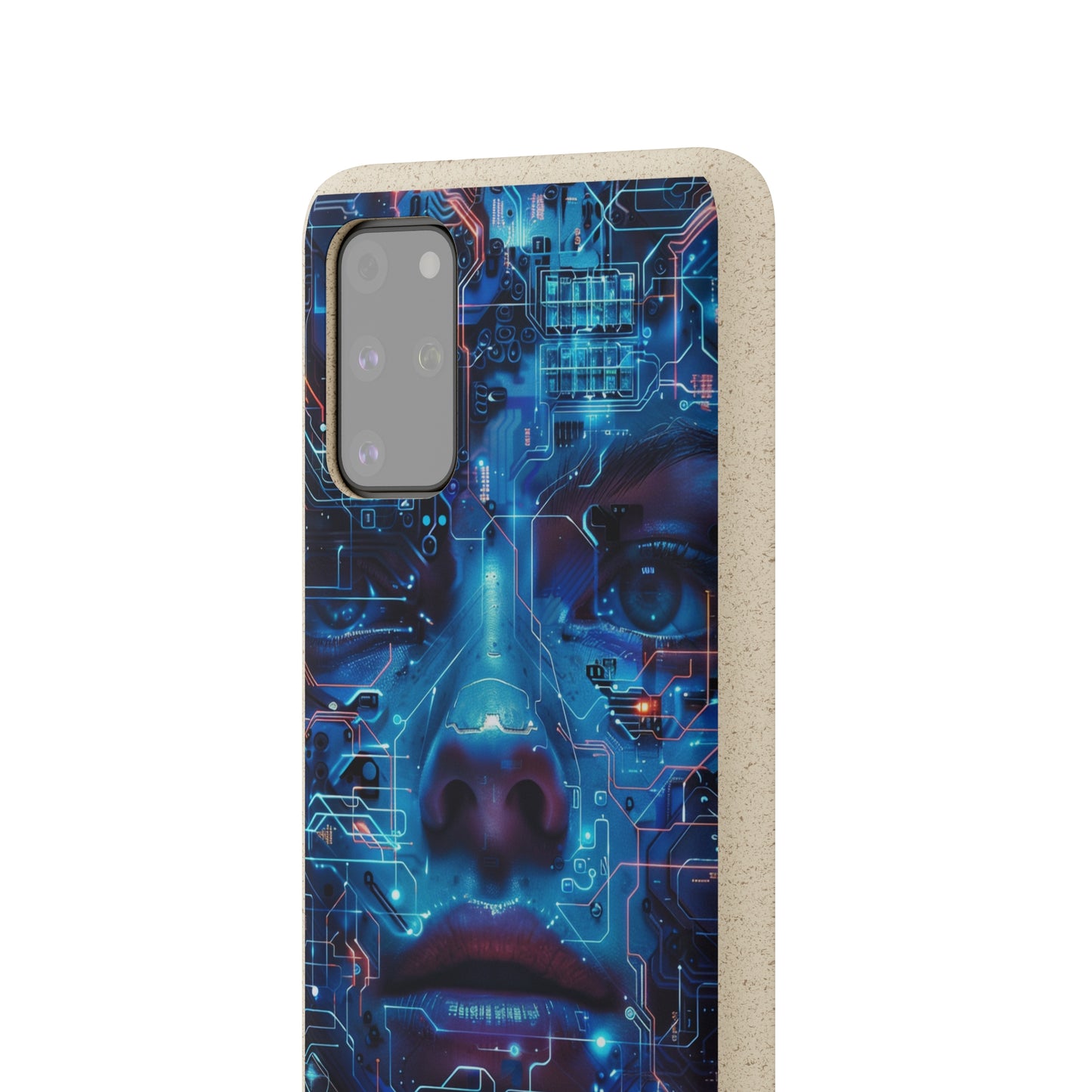 Cyberpunk woman Biodegradable Phone Case | iPhone / Samsung