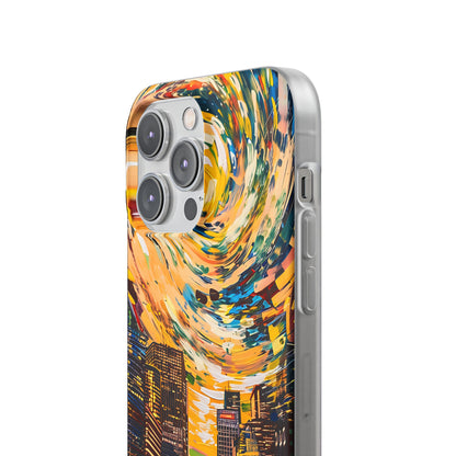 Van Gogh inspired City scene | iPhone/Samsung | Slimline Phone Case