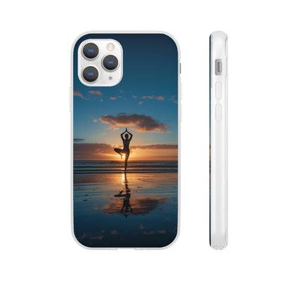 Yoga on the beach Phone Case | iPhone / Samsung