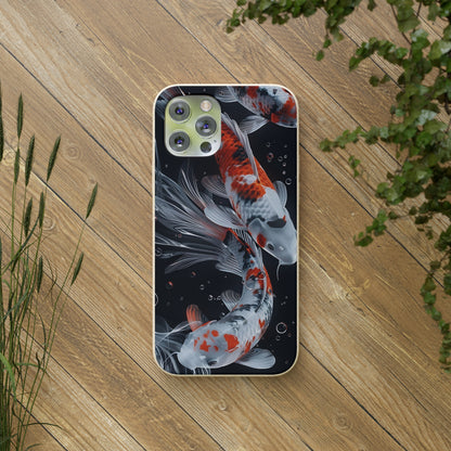 Realistic Koi Fish Biodegradable Phone Case | iPhone / Samsung