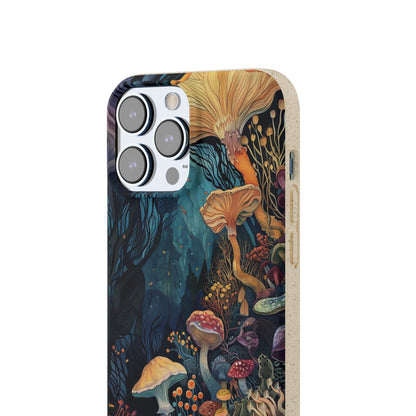 Mushroom Forest Biodegradable Phone Case | iPhone / Samsung