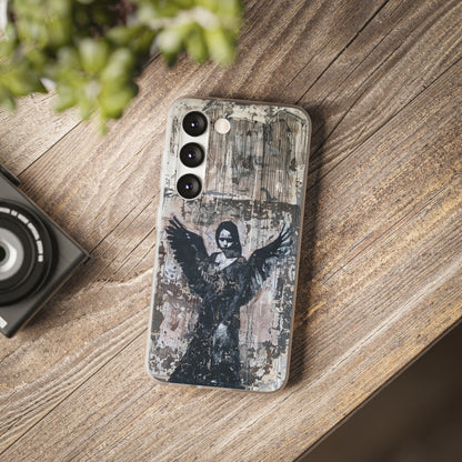 Vhils inspired Gothic Dark Angel Phone Case