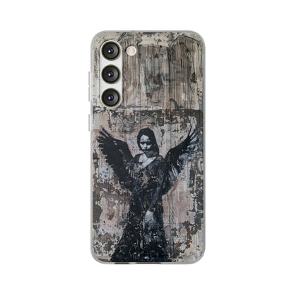 Vhils inspired Gothic Dark Angel Phone Case