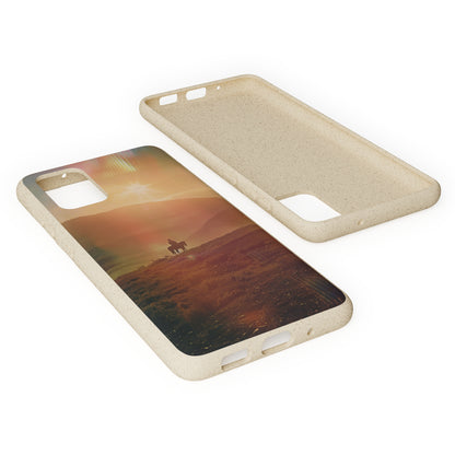 Horse rider cinematic Biodegradable Phone Case | iPhone / Samsung