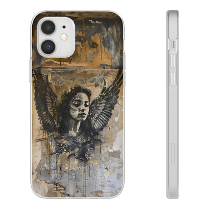 Vhils inspired Gothic Woman Phone Case