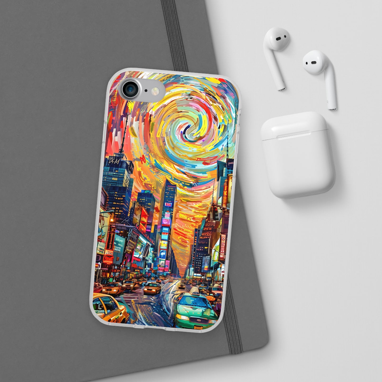 Van Gogh inspired City scene | iPhone/Samsung | Slimline Phone Case