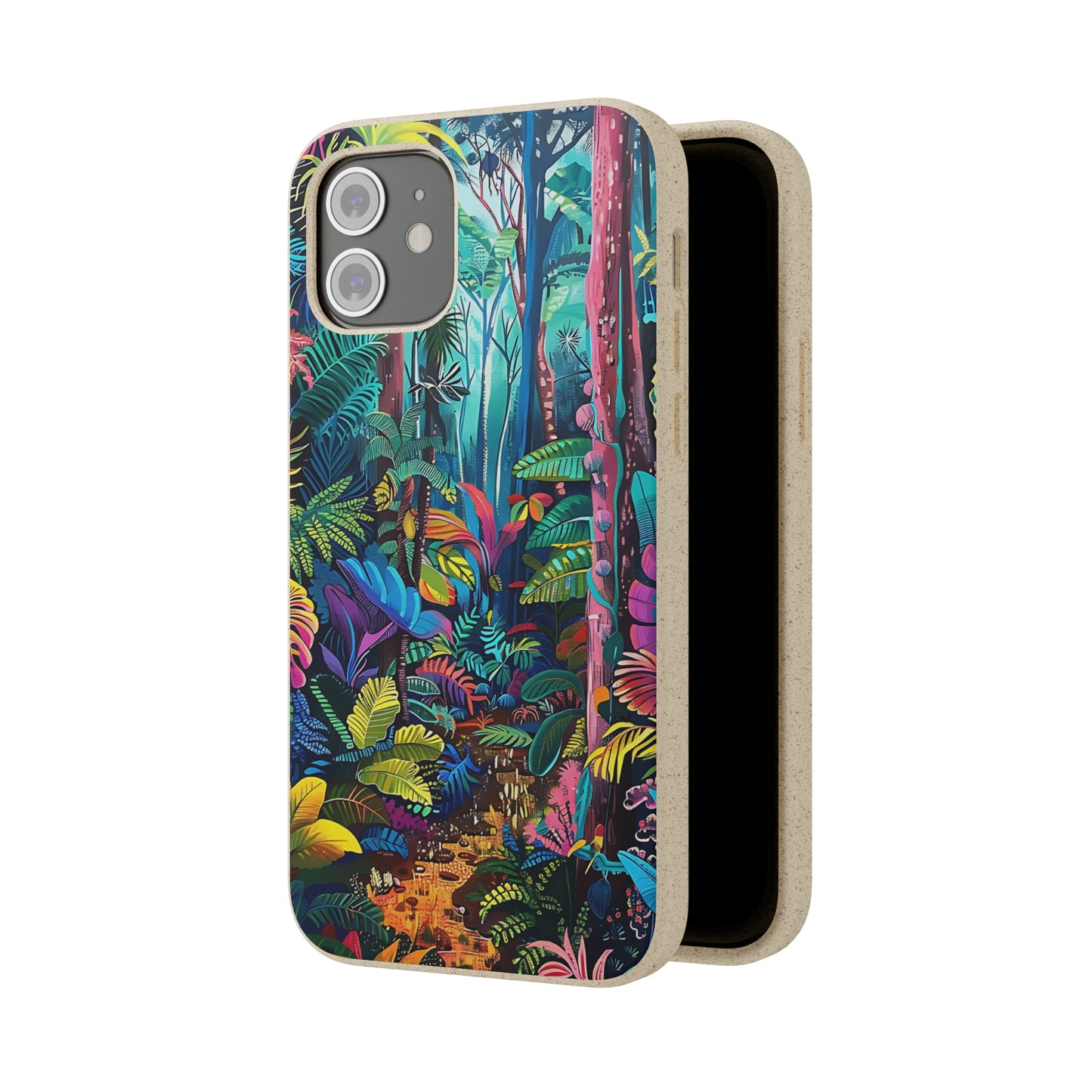 Colourful Rain Forest Biodegradable Phone Case | iPhone / Samsung