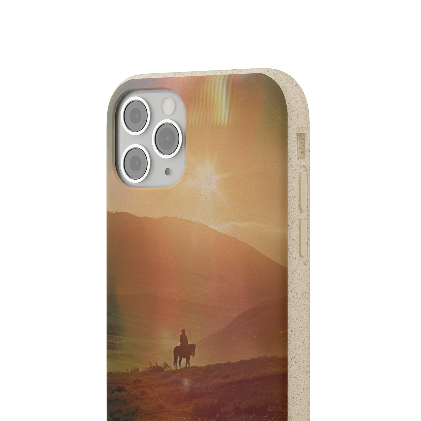 Horse rider cinematic Biodegradable Phone Case | iPhone / Samsung