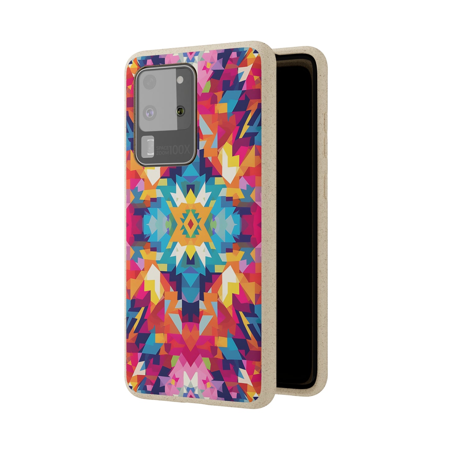 Bold, colourful pattern Biodegradable Phone Case | iPhone / Samsung