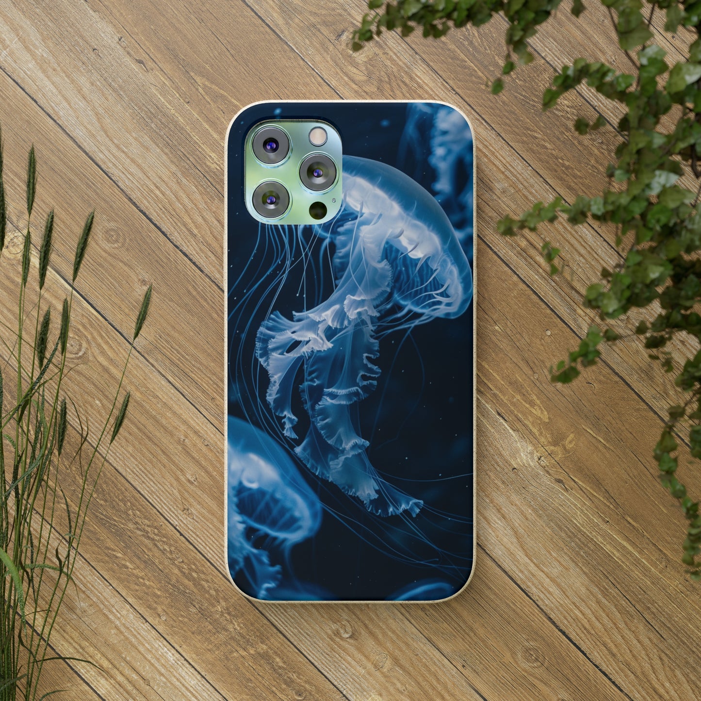 Deep Ocean Jellyfish Biodegradable Phone Case | iPhone / Samsung