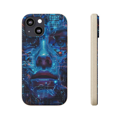 Cyberpunk woman Biodegradable Phone Case | iPhone / Samsung