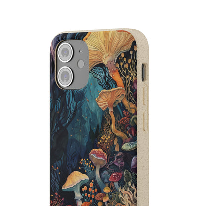 Mushroom Forest Biodegradable Phone Case | iPhone / Samsung