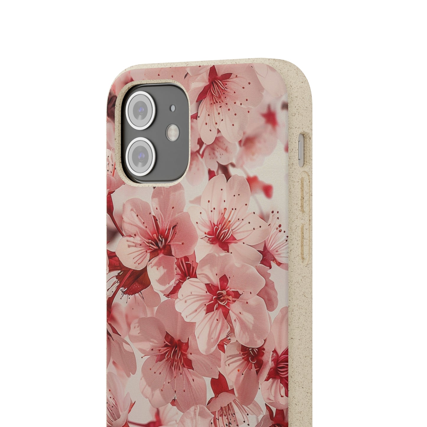 Pink Flowers Biodegradable Phone Case | iPhone / Samsung