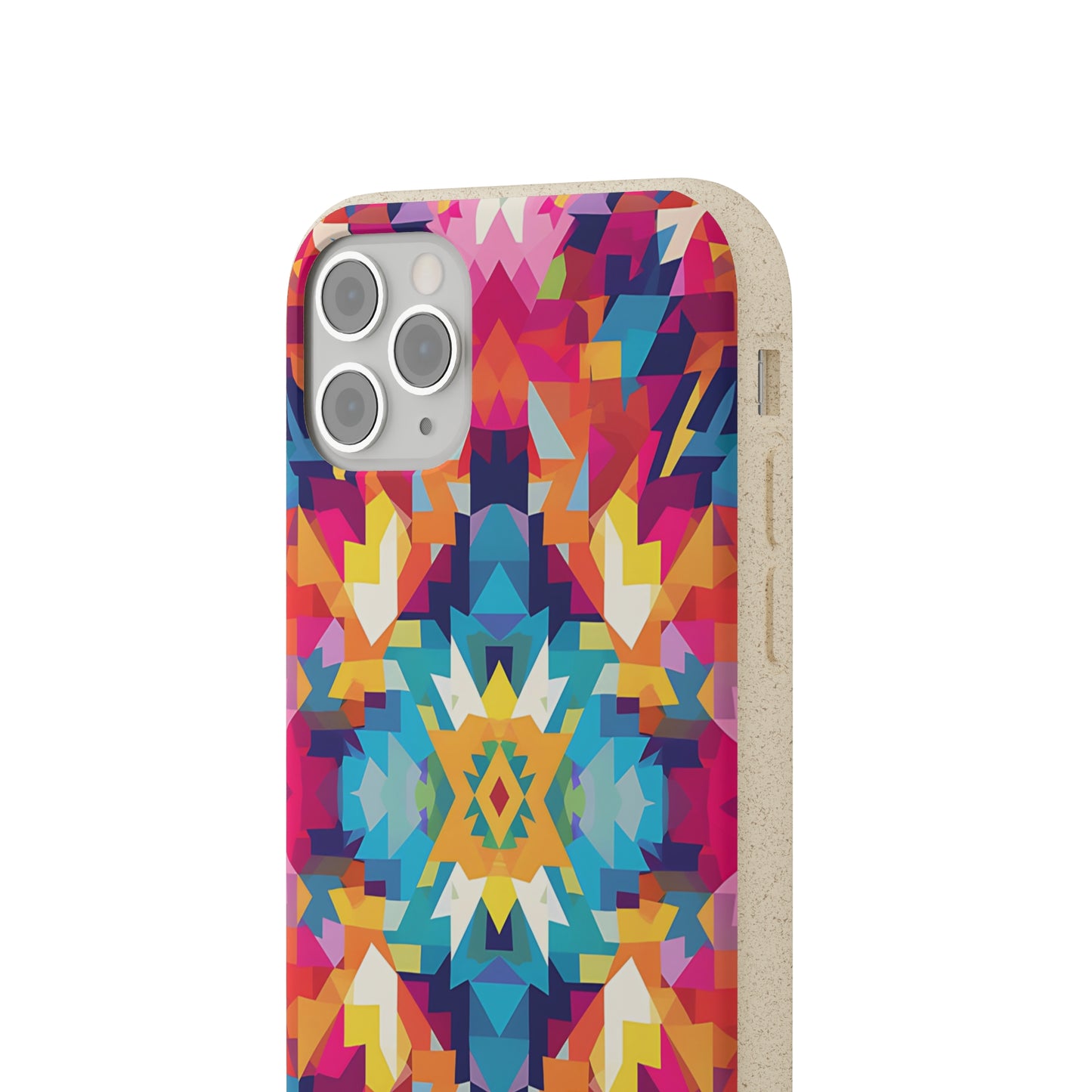 Bold, colourful pattern Biodegradable Phone Case | iPhone / Samsung