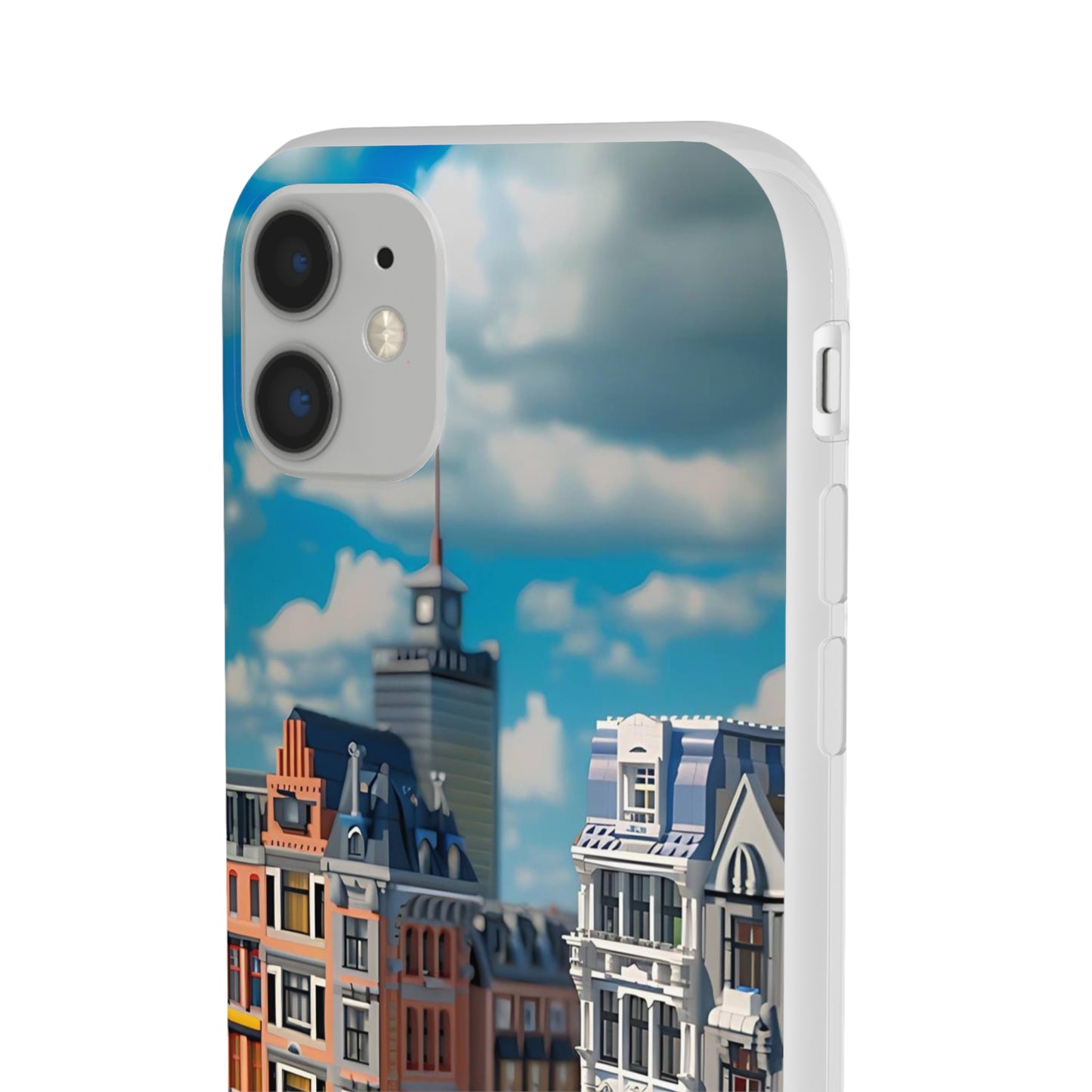 Lego style street scene protective phone case