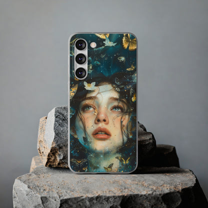 Girl under water contemporary style | iPhone/Samsung | Slimline Phone Case