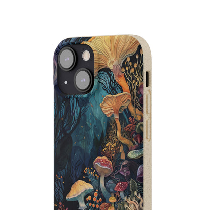 Mushroom Forest Biodegradable Phone Case | iPhone / Samsung